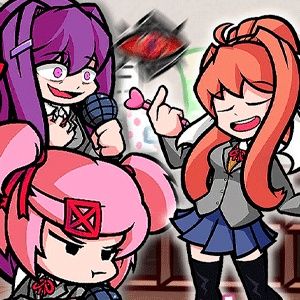 FNF DDLC Takeover (Doki Doki Literature Club)