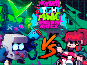 ФНФ Бешенная Вирусная Атака против 8-Бит