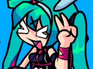 FNF Rabbit Hole with Hatsune Miku & BF