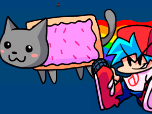 FNF vs Pop Tart Cat (Nyan Cat)